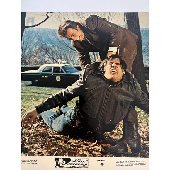 Photo Still 1968 Film Coogan's Bluff Clint Eastwood Fight Scene 68 / 196 JL - Picture 3 of 8